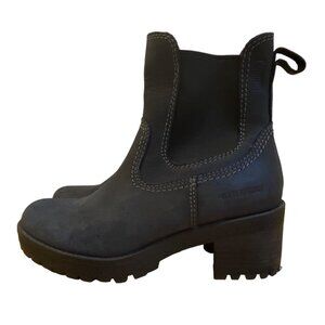 Cougar Dallas Waterproof Womens chunky heels Ankle Boots Dark blue Size 7M